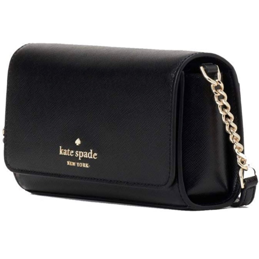 Kate Spade Small Flap Crossbody Black
